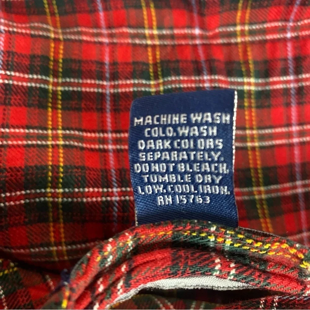 Polo Ralph Lauren Tartan Plaid Long Robe Size S/M
